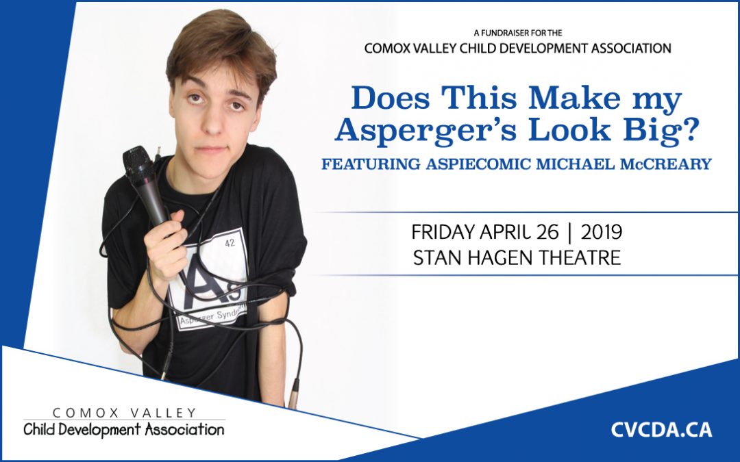CVCDA welcomes AspieComic to the Comox Valley, April 26