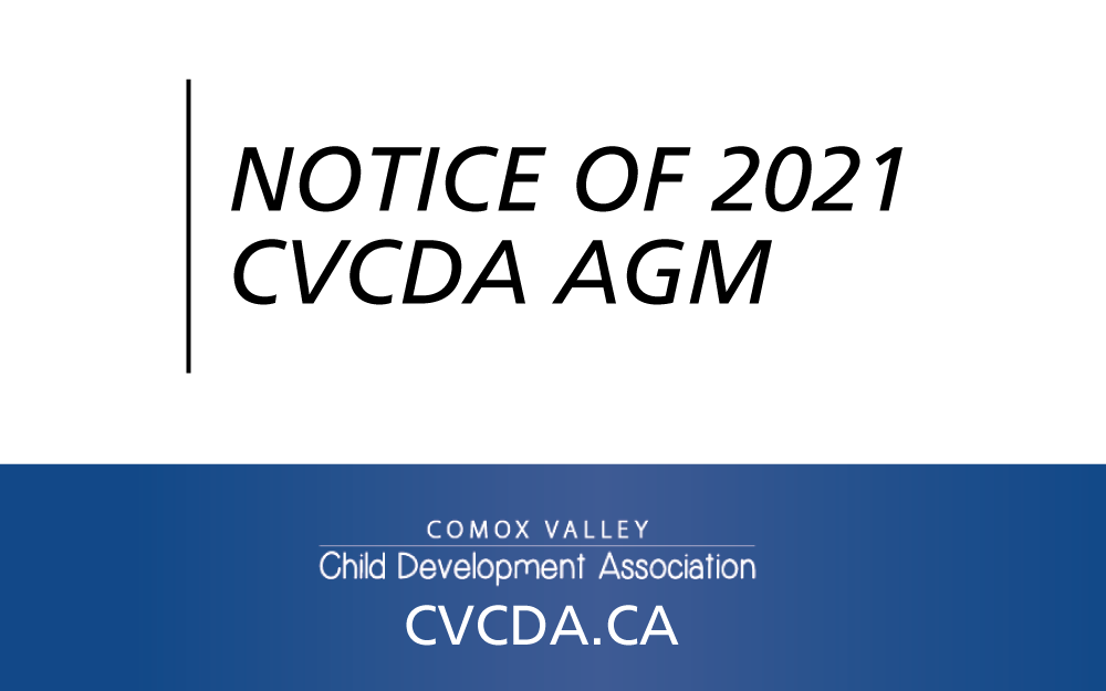 2021 CVCDA AGM Notice