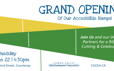 CVCDA celebrates official opening of new accessible ramps with a ribbon cutting ceremony